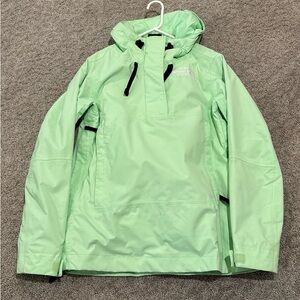 The North Face Light Green Hooded Jacket - womens MEDIUM - $80
